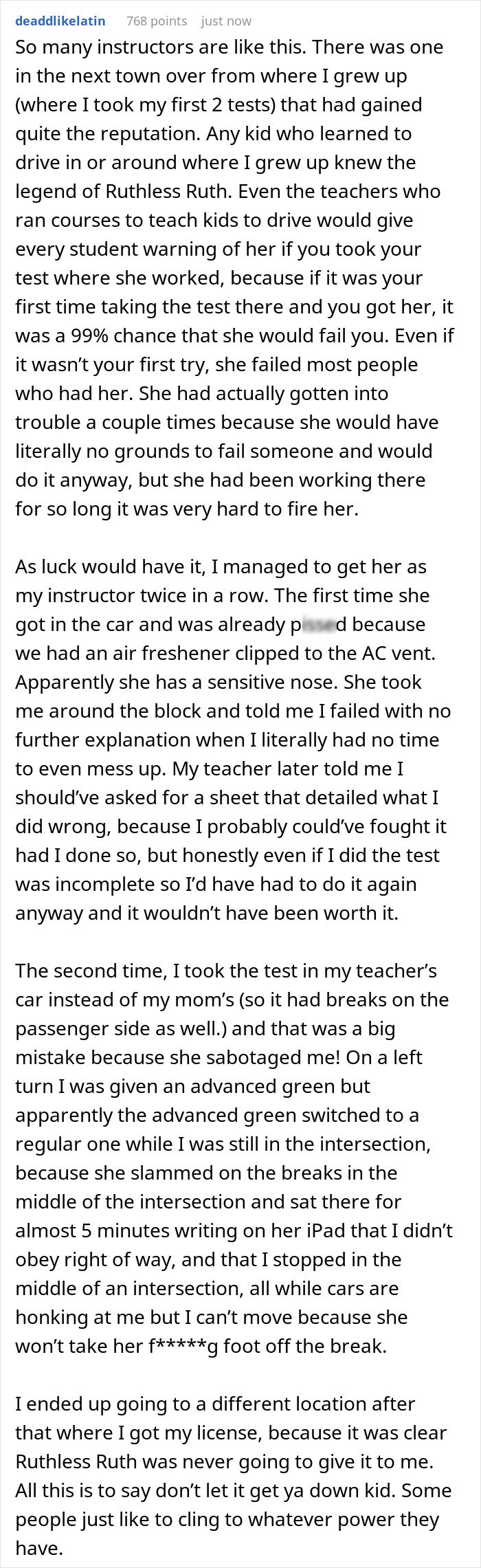 16 Y.O. In Tears After Driving Instructor Purposefully Fails Him By Ignoring Request To Buckle Up