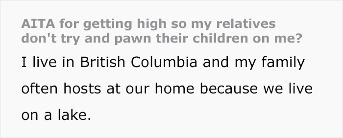 Woman Finds A Way To Stop Her BIL’s Family Pawning Their Children On Her, As She Gets High Woman Finds A Way To Stop Her BIL’s Family Pawning Their Children On Her, As She Gets High