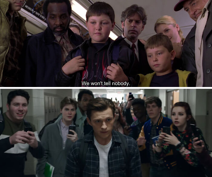 When His True Identity Is Revealed, Peter Parker Received Very Difference Response From The Public In (2004) And (2021)