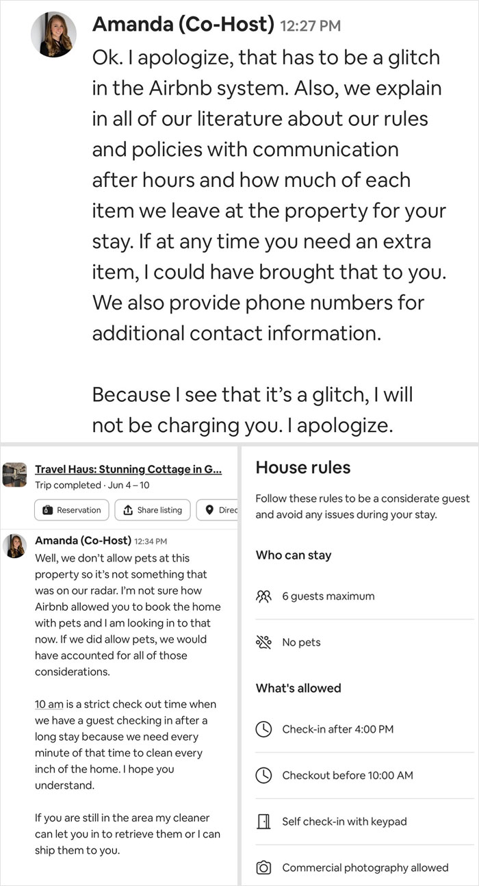 Airbnb Host Tries Gaslighting Guest About Their Pet Policy To Extract More Money, Blames It On A 'Glitch' After Being Proven Wrong