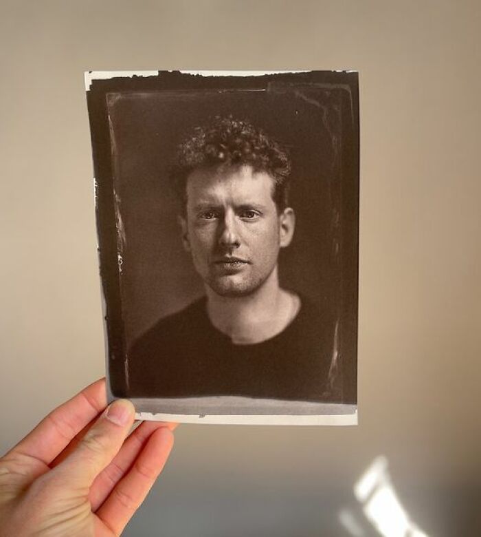 Leon 5x7“ Salted Paper Print Collodion Wetplate Negative