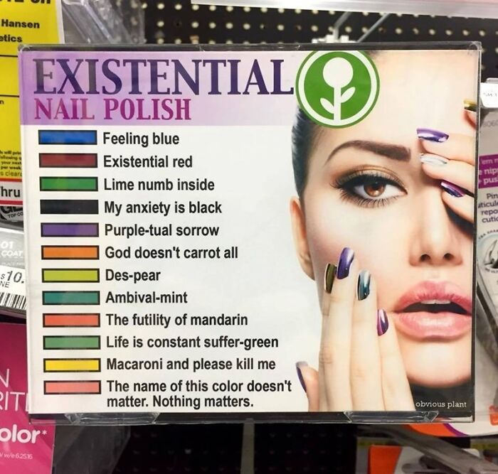 colour changing existential nail polish meme