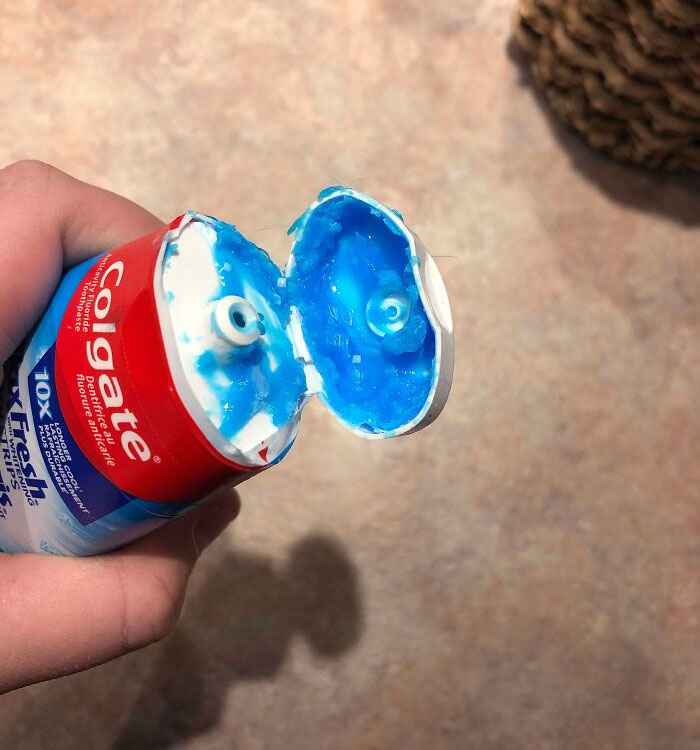 This Is How My Sister Leaves The Toothpaste Like