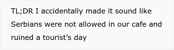 Foreigner Thinks He's Being Kicked Out Of A Coffee Shop Because Of His Ethnicity, Barista Realizes His Mistake Too Late