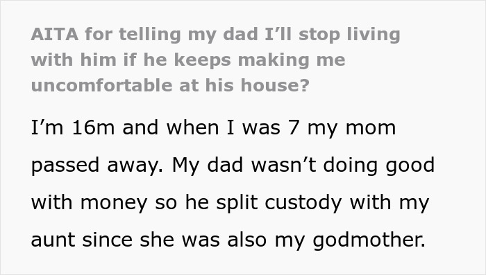 Teen Tells Dad He’ll Leave The House If He Won’t Stop Bringing Random Men Over