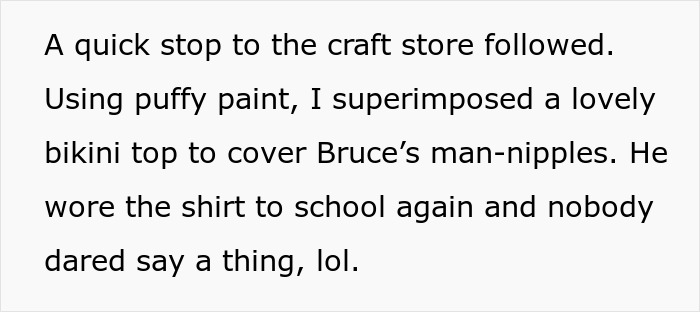 “He’s Wearing A Shirt That Shows Nudity”: Mom Maliciously Complies With Her Son’s School Dress Code After He’s Sent Home “He’s Wearing A Shirt That Shows Nudity”: Mom Maliciously Complies With Her Son’s School Dress Code After He’s Sent Home