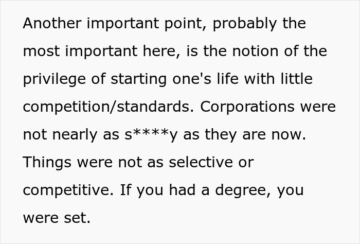 Person Compares What Young Boomers Had Vs. What Young People Have Now, Says The New Generation Is Screwed Person Compares What Young Boomers Had Vs. What Young People Have Now, Says The New Generation Is Screwed