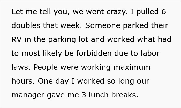 “Someone Parked Their RV In The Parking Lot”: Store Manager Authorizes All Overtime, Workers Use Every Minute Of It