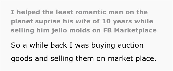 Man Helps A Random Customer Who Happens To Be “The Least Romantic Man On The Planet” Pleasantly Surprise His Wife With A Thoughtful Gift Man Helps A Random Customer Who Happens To Be “The Least Romantic Man On The Planet” Pleasantly Surprise His Wife With A Thoughtful Gift