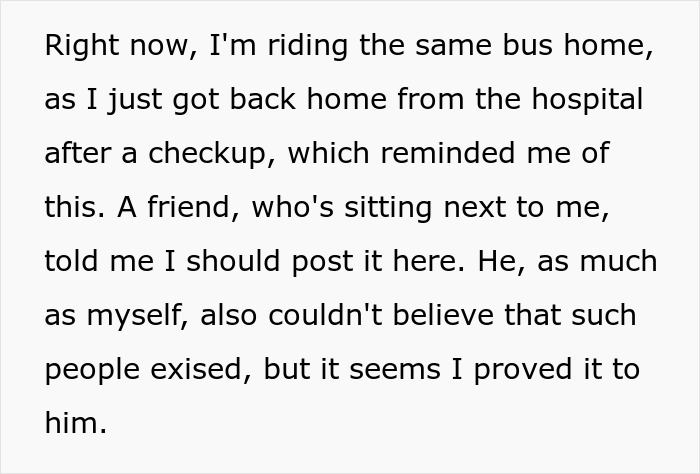 Karen Thinks Her Kid Deserves A Bus Seat More Than A Cancer Patient, Tries To Pull Him Out Of His Seat, Gets Instant Karma Karen Thinks Her Kid Deserves A Bus Seat More Than A Cancer Patient, Tries To Pull Him Out Of His Seat, Gets Instant Karma