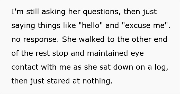 “My 'Weird' Radar Was Going Off”: Hiker Refuses To Drive An Older Woman Home Before A Storm And Feels Bad, Gets Backed Up By Folks Online “My 'Weird' Radar Was Going Off”: Hiker Refuses To Drive An Older Woman Home Before A Storm And Feels Bad, Gets Backed Up By Folks Online