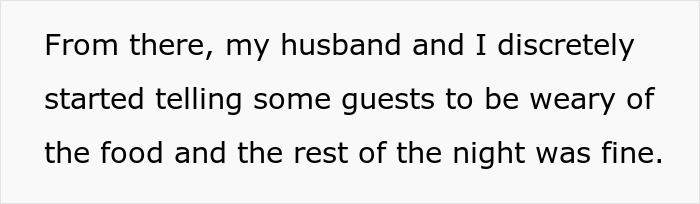 Woman Tells Her Sister's Wedding Guests Not To Touch The Food Because It's Leftovers From Her Wedding 8 Months Ago Woman Tells Her Sister's Wedding Guests Not To Touch The Food Because It's Leftovers From Her Wedding 8 Months Ago