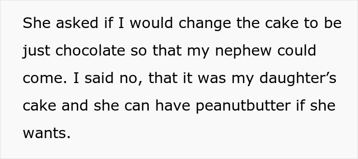 Birthday Girl Requests Cake That Her Cousin Is Allergic To, Causes Drama In The Family