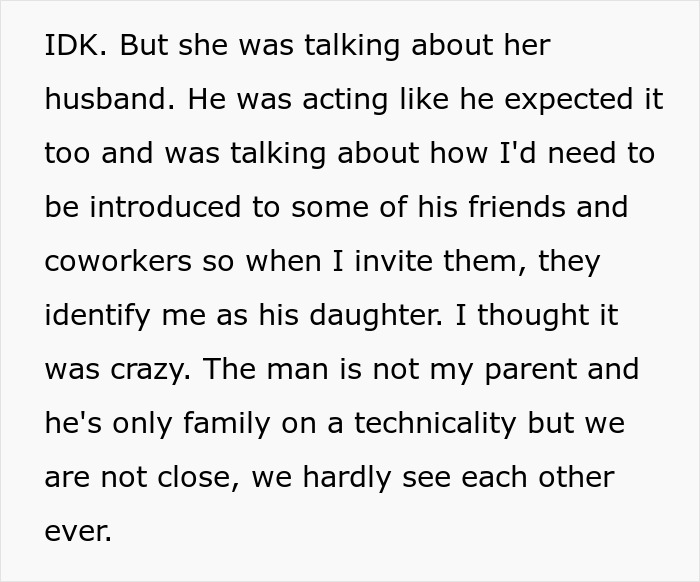 Mom Gets Mad Over Daughter's Refusal To Let Stepdad Walk Her Down The Aisle Mom Gets Mad Over Daughter's Refusal To Let Stepdad Walk Her Down The Aisle