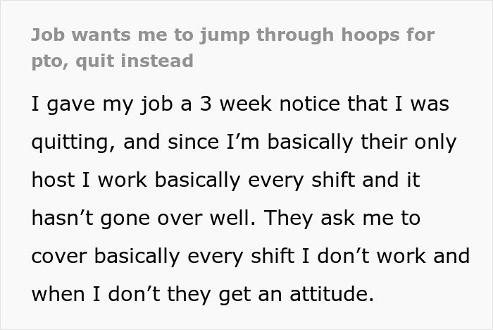 Employee Vanished, Leaving A Company With No One To Cover For Him After They Refused His PTO Employee Vanished, Leaving A Company With No One To Cover For Him After They Refused His PTO