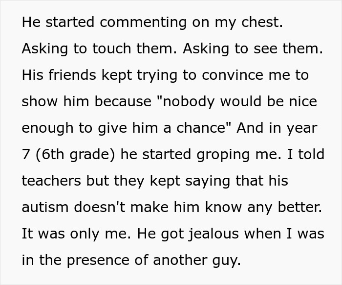 Girl Faces Backlash After Punching An Autistic Kid In The Face After He Groped Her, Asks For Advice Online Girl Faces Backlash After Punching An Autistic Kid In The Face After He Groped Her, Asks For Advice Online