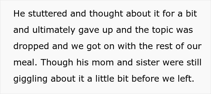 Guy Starts Mansplaining Periods To His Little Sister During Family Dinner, His Fiancée Asks Him A Question That Shuts Him Down Guy Starts Mansplaining Periods To His Little Sister During Family Dinner, His Fiancée Asks Him A Question That Shuts Him Down