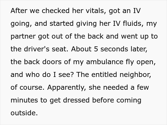 "An Entitled Mother Rips Open The Doors Of My Ambulance, And It Does Not End Well For Her"