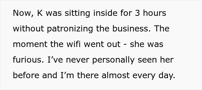 “I Let Most Things Slide. Not Today”: Café Manager Runs Out Of Patience With Aggravating Karen, Blocks All Wi-Fi Access For Her Device