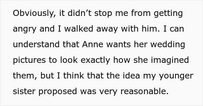 Bride Doesn't Want Brother's Husband "Ruining The Aesthetic" In Wedding Photos, Is Surprised When They Leave The Party Bride Doesn't Want Brother's Husband "Ruining The Aesthetic" In Wedding Photos, Is Surprised When They Leave The Party