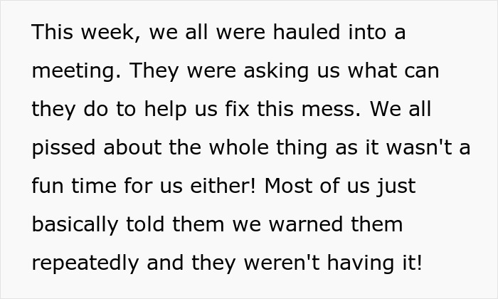 Management Tell Employees They Can't Use Their Phones After Work, Regret It Almost Immediately Management Tell Employees They Can't Use Their Phones After Work, Regret It Almost Immediately