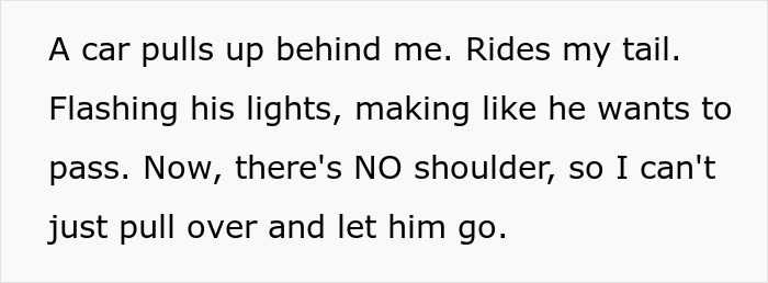 "I See Flashing Lights In My Rearview": Tailgater Learns His Lesson The Hard Way As It Leads To Police Intervention "I See Flashing Lights In My Rearview": Tailgater Learns His Lesson The Hard Way As It Leads To Police Intervention