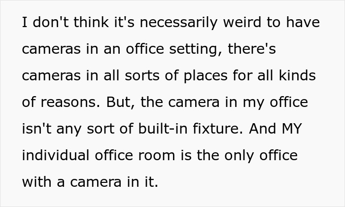 Boss Hides A Camera In New Hire’s Office, Doesn’t Realize She Found It On Day 1 After His Oddly Specific Remarks Roused Her Suspicions