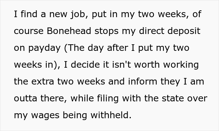 "I Am Not Allowed By Threat Of Legal Action To Be Involved In Their Affairs": Guy Does Exactly As His Ex-Boss Instructed