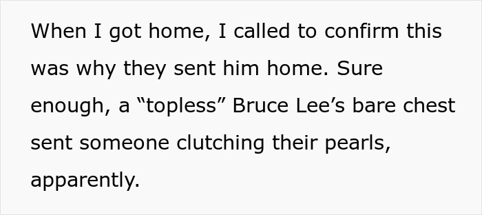 “He’s Wearing A Shirt That Shows Nudity”: Mom Maliciously Complies With Her Son’s School Dress Code After He’s Sent Home “He’s Wearing A Shirt That Shows Nudity”: Mom Maliciously Complies With Her Son’s School Dress Code After He’s Sent Home