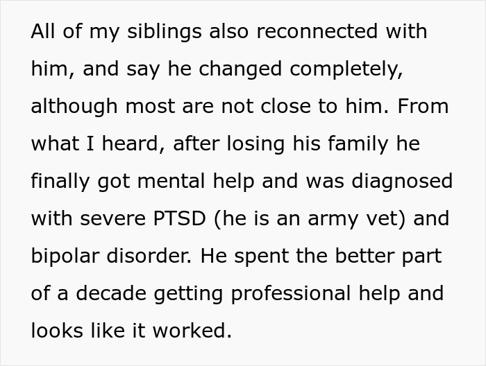 Dad Expects Kid To Forgive 20 Years Of Abuse Because He’s “Changed”, They Tell It Like It Is Dad Expects Kid To Forgive 20 Years Of Abuse Because He’s “Changed”, They Tell It Like It Is