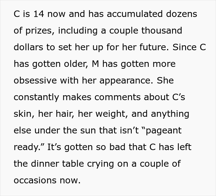 Dad Calls Out Wife And Puts An End To Her Unhealthy Obsession With Their 14-Year-Old Daughter's "Pageant-Ready" Looks, Wonders If He's A Jerk