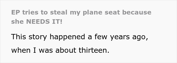 Mom Demands Her Whole Family Be Upgraded To First Class, Forcing 13-Year-Old To Give Up His Seat, But Gets Deplaned Instead Mom Demands Her Whole Family Be Upgraded To First Class, Forcing 13-Year-Old To Give Up His Seat, But Gets Deplaned Instead