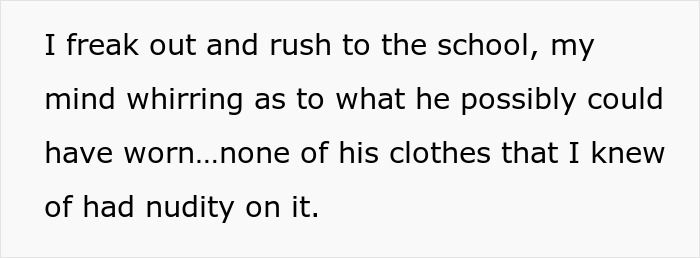“He’s Wearing A Shirt That Shows Nudity”: Mom Maliciously Complies With Her Son’s School Dress Code After He’s Sent Home “He’s Wearing A Shirt That Shows Nudity”: Mom Maliciously Complies With Her Son’s School Dress Code After He’s Sent Home