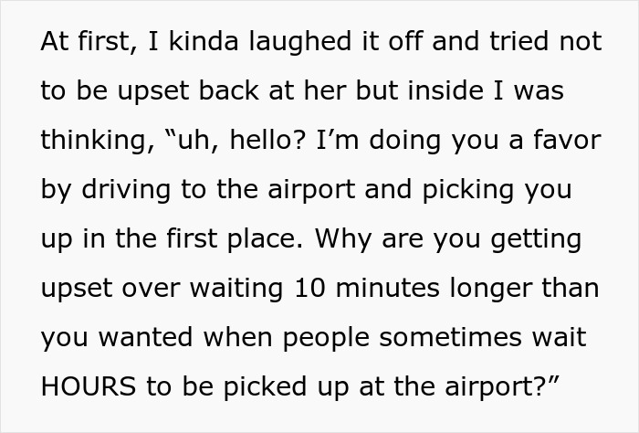 "Am I A Jerk For Picking My Wife Up From The Airport 10 Minutes Late?"