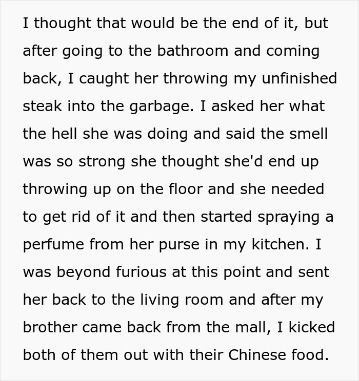 "[Am I The Jerk] For Yelling At My Brother&rsquo;s Pregnant Girlfriend And Kicking Them Both Out Of My House After She Threw Away My Food?"