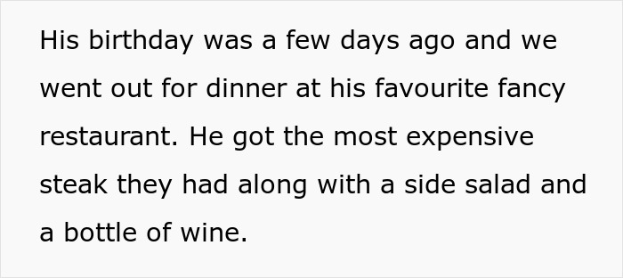 “[Am I The Jerk] For Refusing To Pay For My Bf’s Food On His Birthday And Getting Him Banned From A Restaurant?”