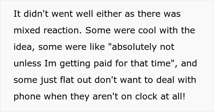 Management Tell Employees They Can't Use Their Phones After Work, Regret It Almost Immediately Management Tell Employees They Can't Use Their Phones After Work, Regret It Almost Immediately