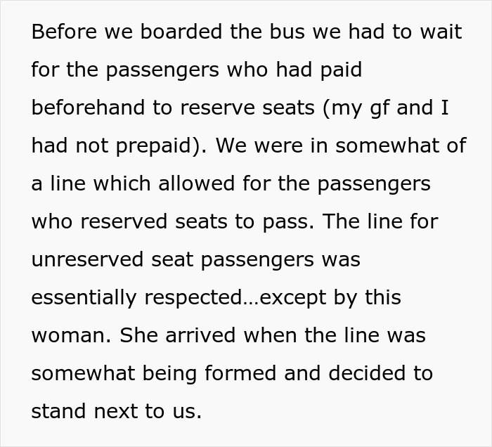 Woman Thinks She’s Entitled To Cut In Line Then Demand Things Be Moved From The Overhead Shelves, So This Man Teaches Her A Lesson Woman Thinks She’s Entitled To Cut In Line Then Demand Things Be Moved From The Overhead Shelves, So This Man Teaches Her A Lesson