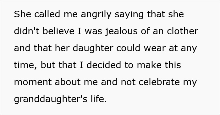 Mother Left ‘Lost’ And ‘Heartbroken’ When Daughter’s Newborn Is Dressed In A Designer Outfit Instead Of Her Handmade Set Mother Left ‘Lost’ And ‘Heartbroken’ When Daughter’s Newborn Is Dressed In A Designer Outfit Instead Of Her Handmade Set