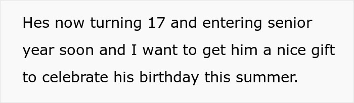 Woman Is Told To Let Dad Chip In $160 For The $34k Car She Is Buying Her Son Or Not Buy It At All To Avoid Making Him Feel Bad