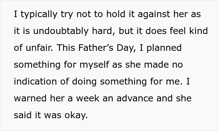 Man Feels Betrayed As Spouse Attends Funeral Instead Of Letting Him Take A Break From Parenting On Father's Day, Gets Called A Jerk Man Feels Betrayed As Spouse Attends Funeral Instead Of Letting Him Take A Break From Parenting On Father's Day, Gets Called A Jerk