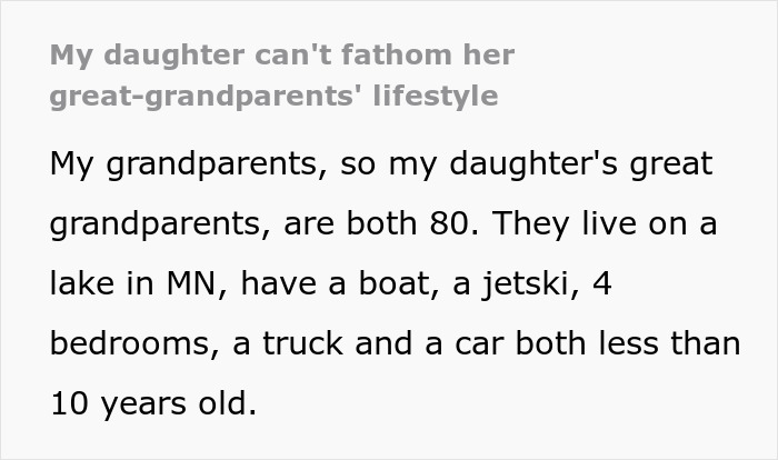 6 Y.O. “Realizes Something Isn’t Adding Up” With Great-Grandparents Living Wealthy On Ordinary Jobs