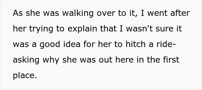 “My 'Weird' Radar Was Going Off”: Hiker Refuses To Drive An Older Woman Home Before A Storm And Feels Bad, Gets Backed Up By Folks Online “My 'Weird' Radar Was Going Off”: Hiker Refuses To Drive An Older Woman Home Before A Storm And Feels Bad, Gets Backed Up By Folks Online