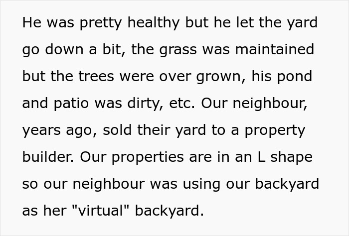 Man Finds A Way To Get Back At ‘Karen’ Neighbor Who Was Micromanaging How He Takes Care Of His Backyard As She Was Using It As Her “Virtual” Backyard