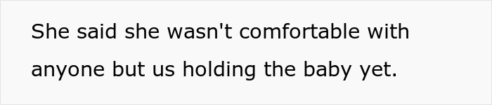"Her Sister Was Offended And Left": Wife Doesn't Let 14 Y.O. Stepson Hold Her Newborn, Husband Does The Same With Wife's Sister "Her Sister Was Offended And Left": Wife Doesn't Let 14 Y.O. Stepson Hold Her Newborn, Husband Does The Same With Wife's Sister