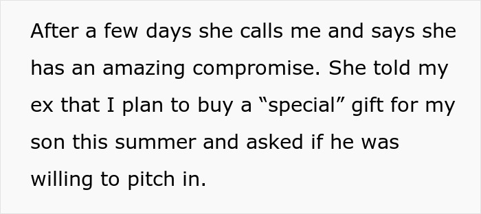 Woman Is Told To Let Dad Chip In $160 For The $34k Car She Is Buying Her Son Or Not Buy It At All To Avoid Making Him Feel Bad Woman Is Told To Let Dad Chip In $160 For The $34k Car She Is Buying Her Son Or Not Buy It At All To Avoid Making Him Feel Bad