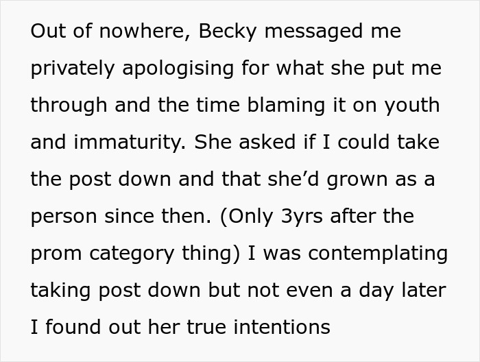 Woman Gets Revenge On Her School Bullies: “I Made It So They Won’t Ever Get A Job In Their Chosen Degree” Woman Gets Revenge On Her School Bullies: “I Made It So They Won’t Ever Get A Job In Their Chosen Degree”