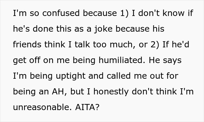 “I Was So Confused”: Wife Wonders If She’s A Jerk For Refusing To Wear Husband’s “Hilarious” Yet Humiliating Gift