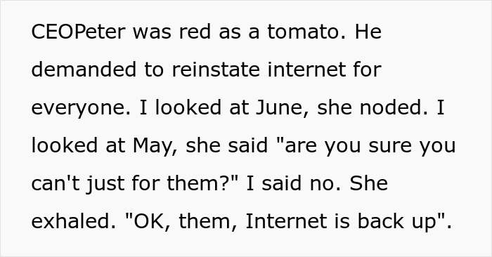 IT Guy Takes Internet Down For The Whole Company As Owners Want Employees To Be 'More Productive' IT Guy Takes Internet Down For The Whole Company As Owners Want Employees To Be 'More Productive'