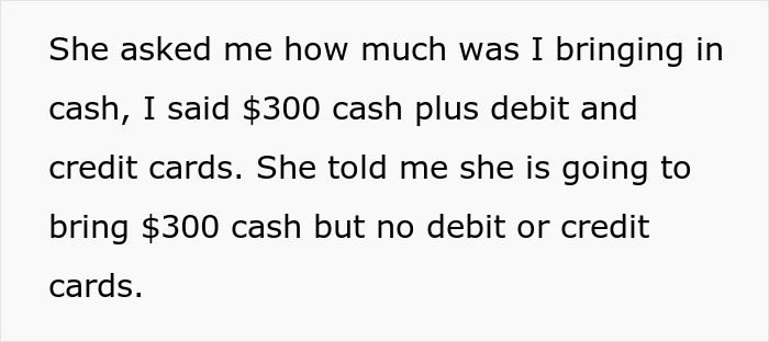 Woman Shares Her Experience With A Friend Who Brought Almost No Money On Vacation Woman Shares Her Experience With A Friend Who Brought Almost No Money On Vacation